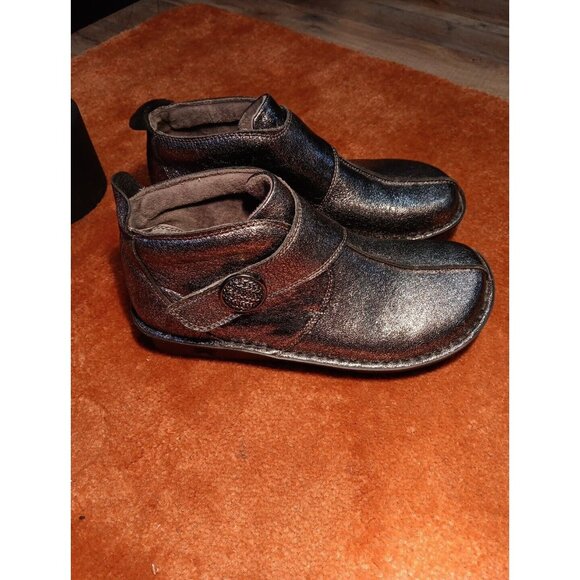 Alegria Cat 188 Boots‎ Comfy Lite Weight New Sz E38  AMERICAN 7.5 Color Pewter - Picture 1 of 7